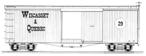 Build a 1:22.5-scale W&Q boxcar