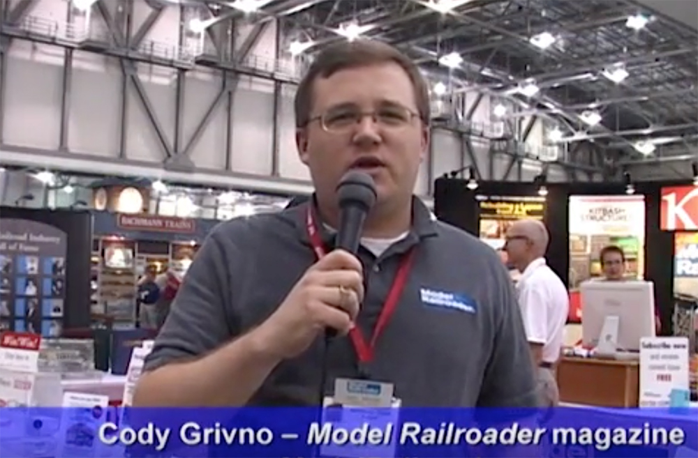 Cody Grivno at the National Train Show