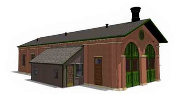 Enginehouse drawings in 1:29 scale