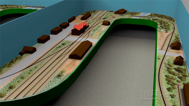 HO scale Wadley Branch Lines 3d track plan