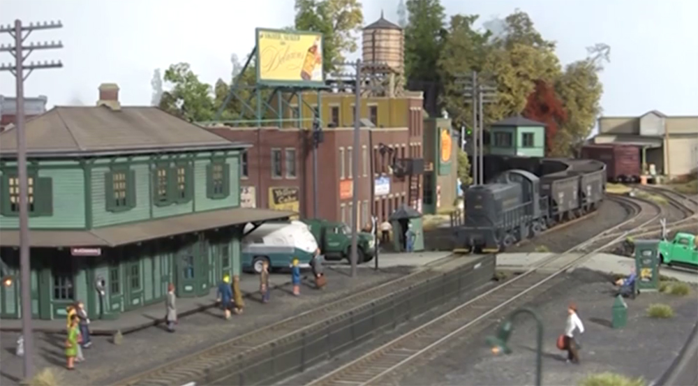 HO scale New York & Long Branch model railroad