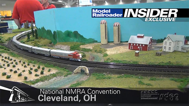 model railroad display at the 2014 National Train Convention