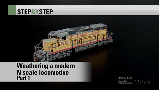 A modern N scale locomotive.