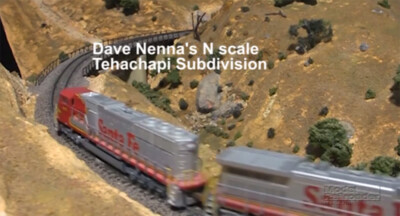 Video: Tehachapi Sub in N scale