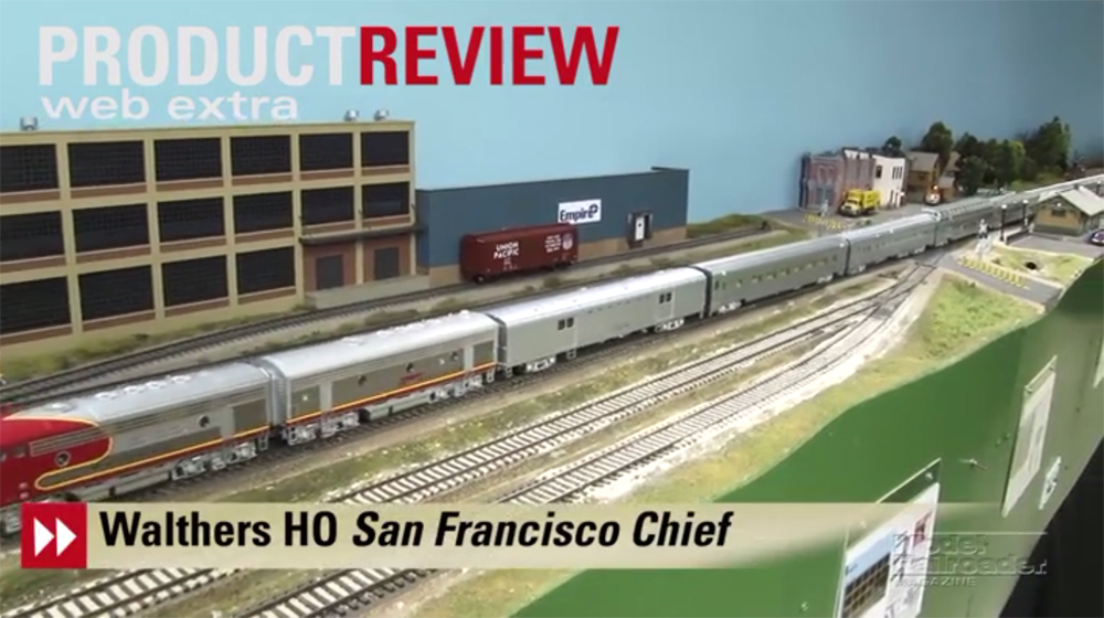 Walthers HO scale San Francisco Chief passenger train