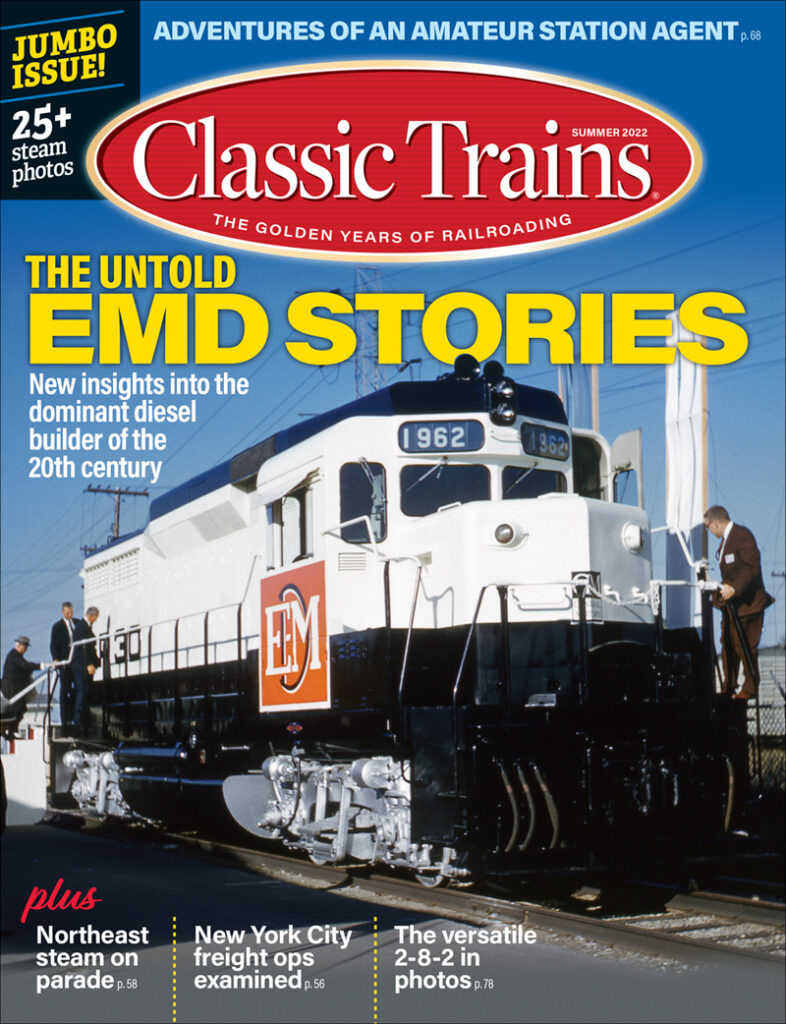 Classic Trains' Summer 2022 issue cover