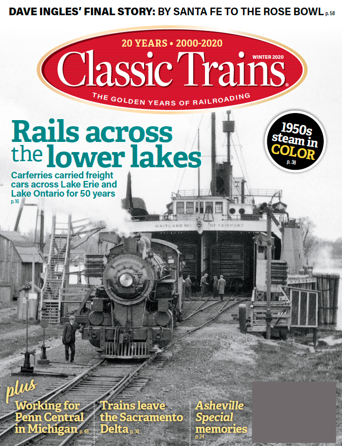 Cover of the Winter 2020 issue of Classic Trains.