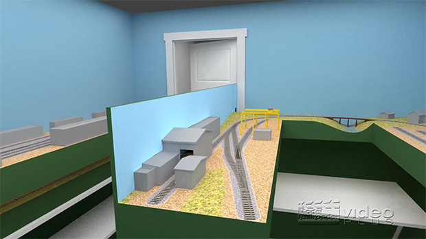 HO scale Georgia Northeastern RR 3d track plan