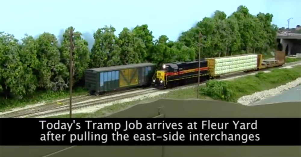 Fleur Yard operations on James McNab's Iowa Interstate Grimes Line