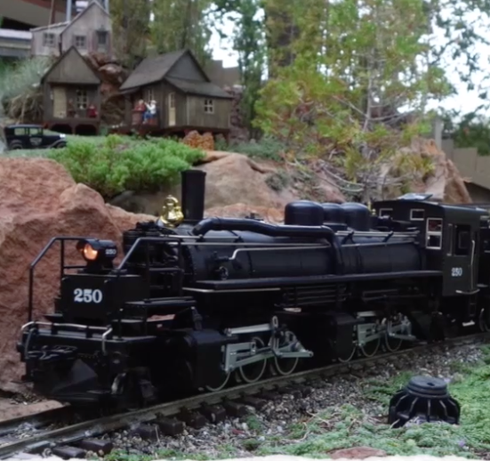 Front of a locomotive