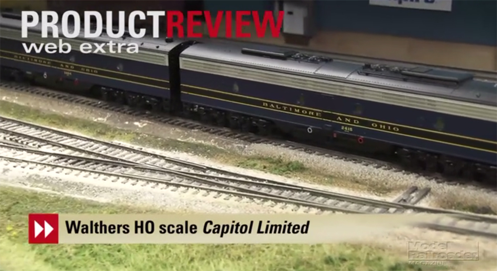 Walthers HO scale Capitol Limited passenger train