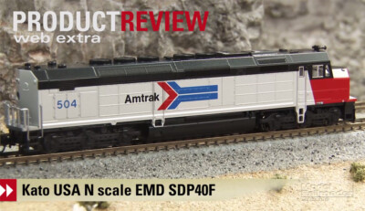 Video: Kato N scale Amtrak Southwest Limited passenger train