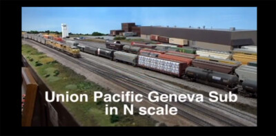 Video: The N scale Union Pacific Geneva Subdivision
