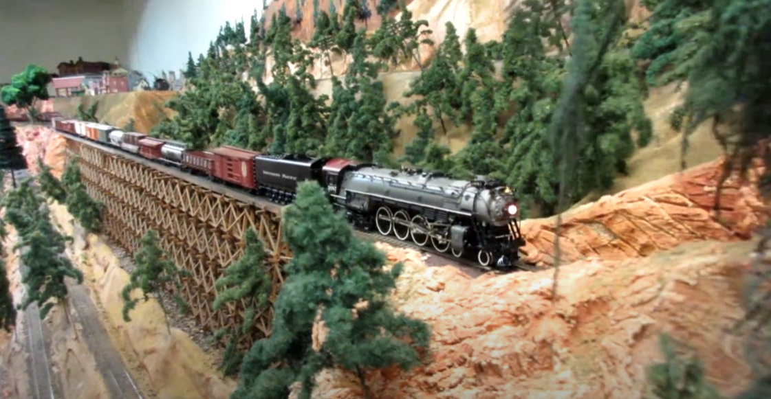 User video: Northern Pacific A-5 4-8-4 crossing Chumstick Canyon ...