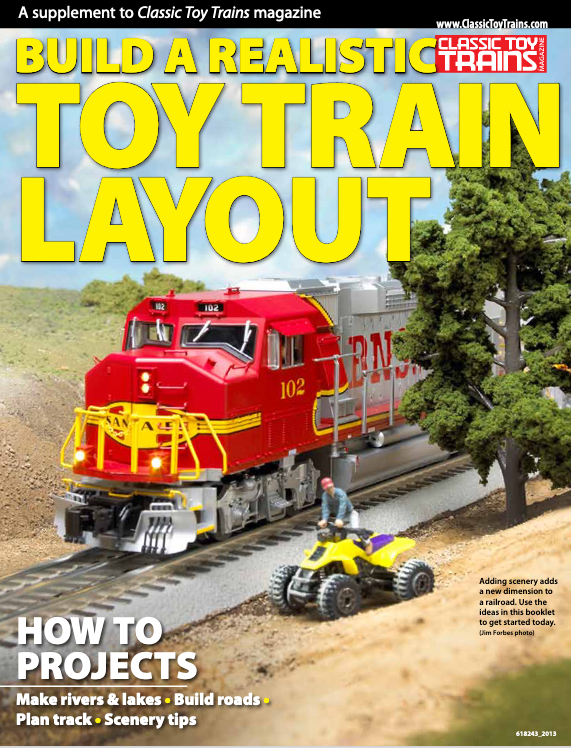 Build a realistic toy train layout
