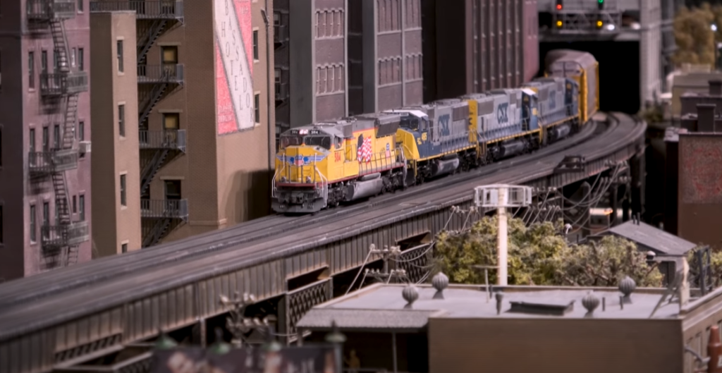 The City Edge model railroad