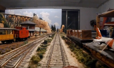 David McLean’s HO scale model railroad