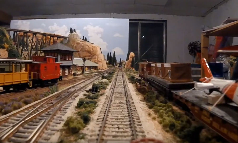 tabletop model railroad