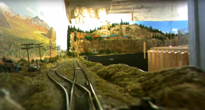 Cab ride on the Livingston Model Railroad Club layout