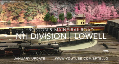 Boston & Maine RR, NH Division – Lowell: January 2019 update