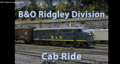 B&O Ridgley Division cab ride