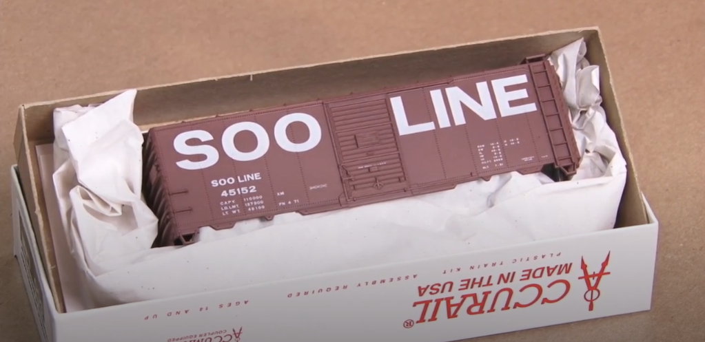 Soo Line boxcar in a box