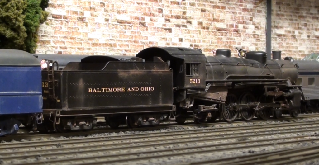 B&O Pacific model locomotive