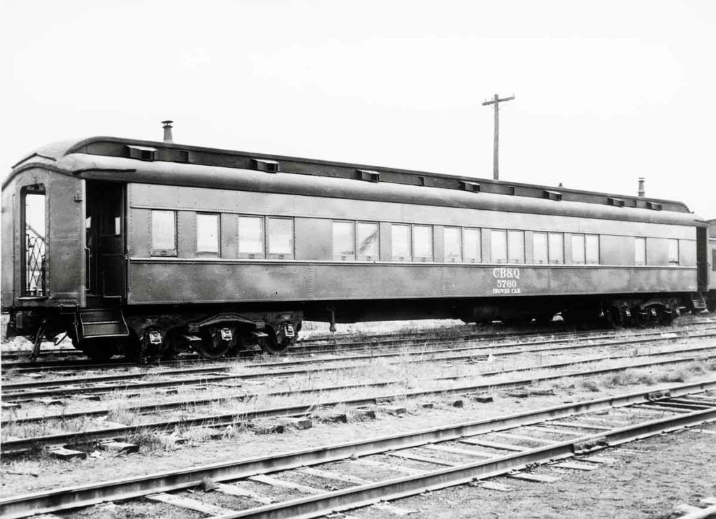Chicago Burlington and Quincy Railroad drovers car