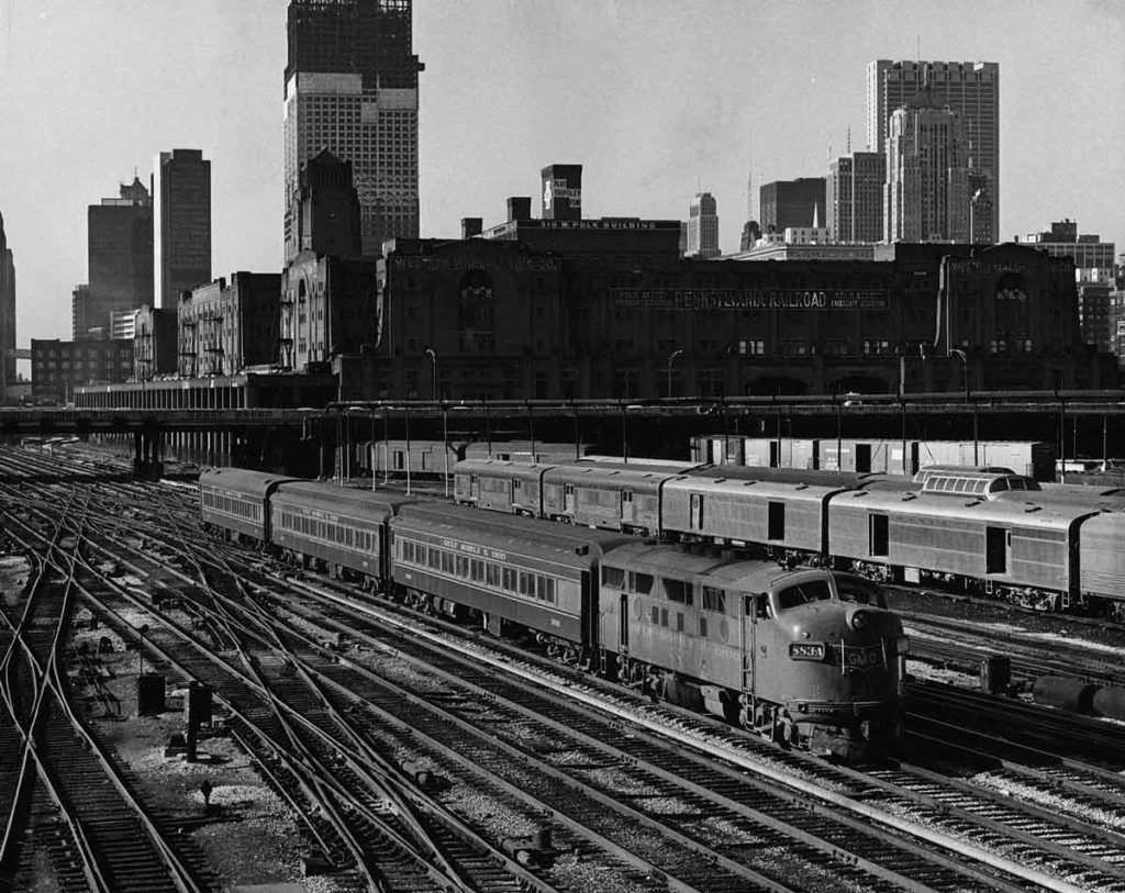 Gulf Mobile and Ohio Railroad at Chicago Union Station