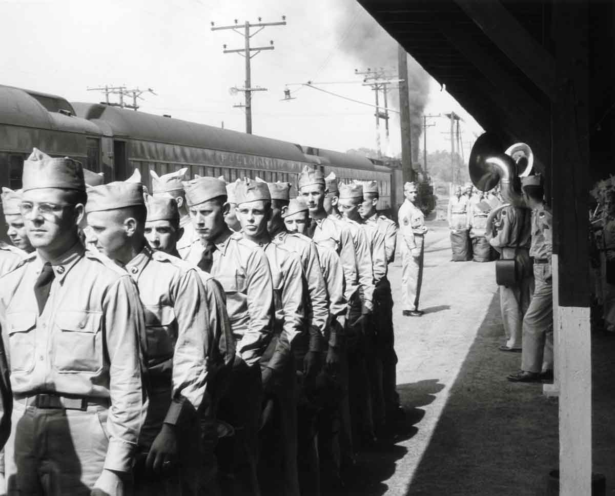 Baltimore and Ohio Railroad troop train