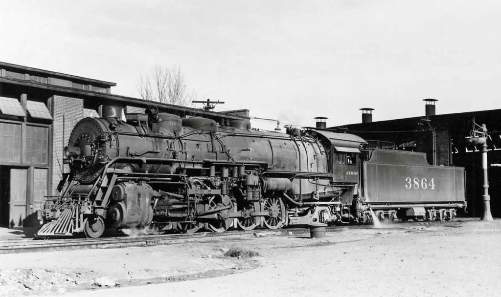Santa Fe Railway 2-10-2 locomotives