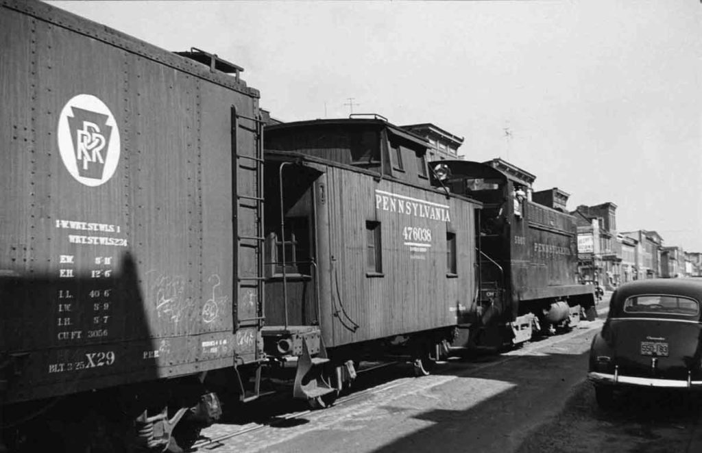 Pennsylvania Railroad Baldwin switcher in Baltimore