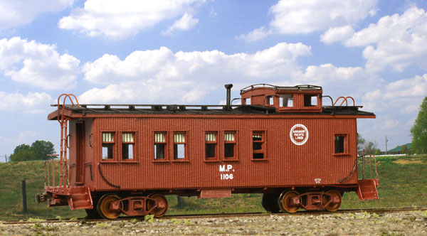 American Model Builders Inc. HO scale Missouri Pacific drover caboose kits