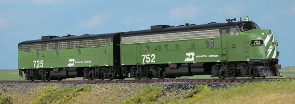 Athearn HO scale Electro-Motive Division F7A and F7B diesel locomotives