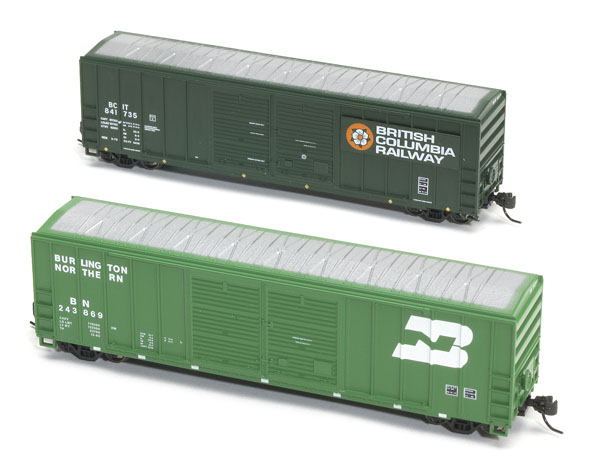 Athearn N scale 50-foot FMC double-door boxcar