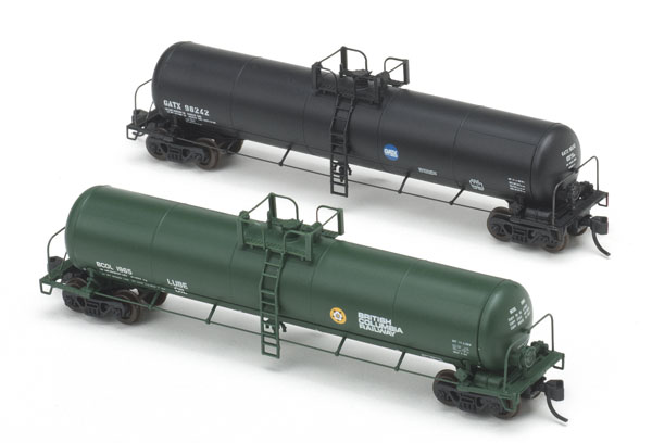 Atlas Model Railroad Co N scale General American Marks Co GATX 20700galloncapacity noninsulated tank cars