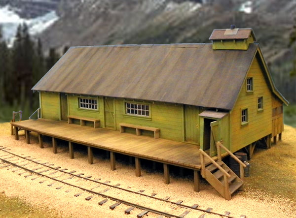 B.T.S. O scale Camp Reynolds cook house