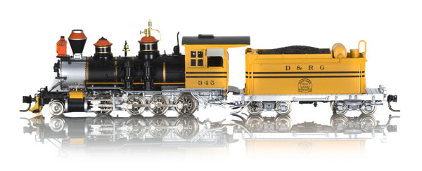 Blackstone Models HO scale Denver  Rio Grande Western consolidation C19 steam locomotive