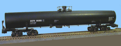 Concept Models HO scale ACFX no. 89352 eight-axle whale tanker