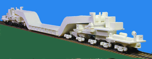 Concept Models HO scale Kasgro Rail 204000-2 heavy-duty depressed-center flatcar