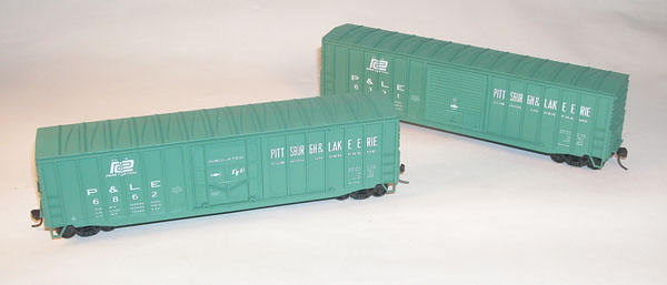 HOscalePittsburghLakeErie50footexteriorpostboxcars
