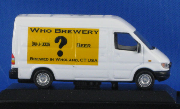 Howards Hobby HO scale Who Brewery BT29 beer delivery truck