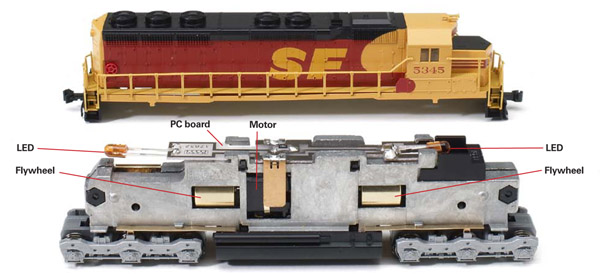Kato N sale SD45 diesel locomotive - DCC decoders