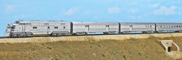 Kato N scale Silver Streak Zephyr | ModelRailroader.com
