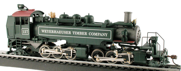 Model Power HO scale 2-6-6-2T articulated steam locomotive