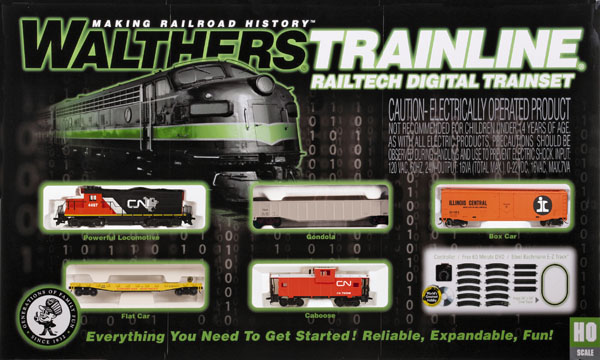 Wm. K. Walthers Inc. HO scale RailTech digital train set
