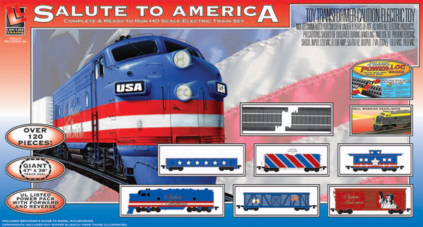 Wm. K. Walthers Inc. HO scale Salute to America train set