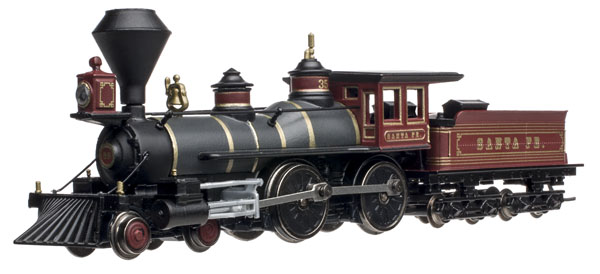 Atlas Model Railroad Co. N scale 4-4-0 steam locomotive. Pre-production sample shown. 