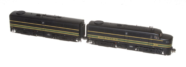 MTH Electric Trains HO scale Alco FA-1 and FB-1 diesel locomotives