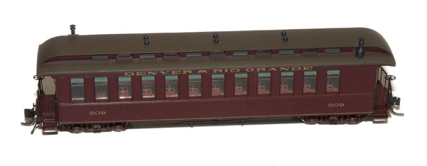 Blackstone Models HO scale Jackson & Sharp open-platform passenger coach
